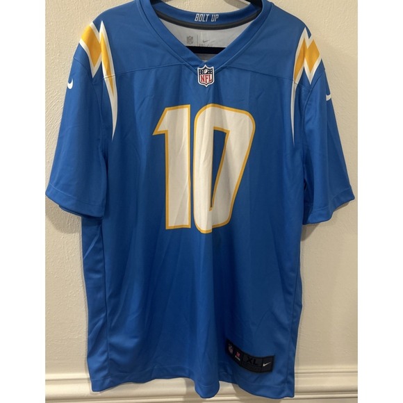 Justin Herbert Los Angeles Chargers Nike Jersey Mens Size Large NFL Size XL - Picture 2 of 4